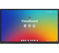 Viewsonic IFP7534 tableau blanc interactif 190,5 cm (75") 3840 x 2160 pixels Écran tactile Noir