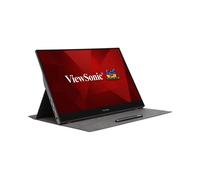 Viewsonic TD1655 écran plat de PC 39,6 cm (15.6") 1920 x 1080 pixels Full HD LED Écran tactile Multi-utilisateur Noir, Argent
