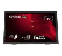 Viewsonic TD2423 écran plat de PC 59,9 cm (23.6") 1920 x 1080 pixels Full HD LED Écran tactile Multi-utilisateur Noir