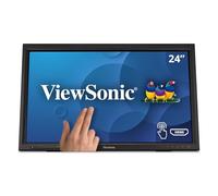 ViewSonic TD2423D Écran tactile multi-infrarouge 24" 1080p 10 points avec Eye Care HDMI, VGA, USB Hub et DisplayPort