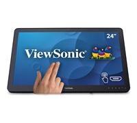 Viewsonic TD2430 écran plat de PC 59,9 cm (23.6") 1920 x 1080 pixels Full HD LCD Écran tactile Multi-utilisateur Noir