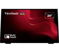 Viewsonic TD2465 Écran d'affichage dynamique Écran plat interactif 61 cm (24") LED 250 cd/m² Full HD Noir Écran tactile