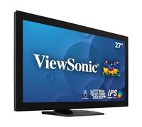 ViewSonic TD2760 Moniteur à écran Tactile 27" Full HD, 10 points Touch capacitif projeté, 200 CD/m², VGA, HDMI, DisplayPort, 2 x USB, Haut-parleurs, Noir