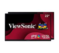 ViewSonic VA2256-MHD_H2 Lot de 2 moniteurs IPS 1080p avec FreeSync, HDMI, DisplayPort et VGA pour la Maison et Le Bureau
