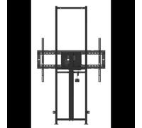 Viewsonic VB-STND-104 Support Mural Motorisé Noir pour écrans 55"-86" (139.7cm-218cm), VESA 800x600mm, Charge Max. 75kg, Ajustement Hauteur Électrique