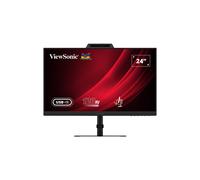 ViewSonic VG2441V Écran de visioconférence FHD de 24 pouces avec port USB-C et webcam certifiée Windows Hello