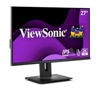 ViewSonic VG2748A-2K Moniteur ergonomique IPS QHD de 27 pouces avec capteur de lumière ambiante, variateur d'écran, alerte de confidentialité d'écran, hub USB, DisplayPort, HDMI et VGA pour la maison
