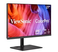 ViewSonic VP2776T-4K Écran PC 27 Pouces 4K UHD, Thunderbolt 4, 98% DCI-P3, 100% sRGB, HDR400, Ergonomique, Double HDMI, USB-C, DisplayPort, Chaînage en Guirlande, Garantie 5 Ans