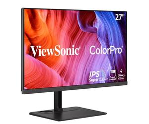 ViewSonic VP2776T-4K Écran PC Professionnel 4K 27 Pouces, 100W Thunderbolt 4, ΔE＜2, 98% DCI-P3, 100% sRGB, USB-C Hub, Validé Pantone, Support réglable, HDR 400, IPS, 2 x HDMI 2.1, USB-C, DP