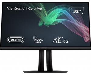 ViewSonic VP3256-4K 32" IPS Moniteur, 3840 x 2160 4K UHD, 60Hz, 5ms