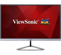 ViewSonic VX2476-SMH Moniteur 24", Full HD, 4ms, 250 nits, VGA, HDMI, DisplayPort, hauts-parleurs, chassis argenté sans bords