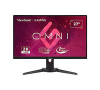 ViewSonic VX2780J-2K Moniteur de Jeu QHD IPS Plat 1 ms MPRT 170 Hz 27 Pouces sans Cadre, 2 Ports HDMI, DisplayPort, Freesync Premium, HDR10, Support réglable en Hauteur