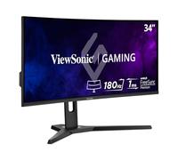 ViewSonic VX3418-2KPC Moniteur VA 34" QHD, incurvé 1500R, 144hz, 1ms MPRT, Adaptive Sync, 2 HDMI, 2 DisplayPort, haut-parleurs, pied ajustable en hauteur