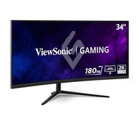 ViewSonic VX3418-2KPC, 34", UWQHD (UltraWide QHD), 180Hz, 1ms, FreeSync Premium, Support réglable, HDMI 2.0 x 2