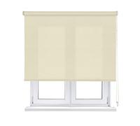 VIEWTEX | Store Enrouleur Ecofuture Tamisant Ivoire 120 X 250cm (Tissu fabriqué avec des Bouteilles de Pet recyclés)| Fabriqué en Europe | 5 Ans de Garantie