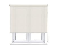 VIEWTEX | Store Enrouleur Isolant Thermique Screen Degré d'ouverture 10% Blanc Lin 120 X 250cm | Fabriqué en Europe | Garantie 5 Ans