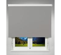 VIEWTEX | Store Enrouleur occultant Isolant Thermique Opaque Solpor Gris 135 X 250cm| Fabriqué en Europe | 5 Ans de Garantie