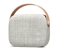 Vifa Helsinki Bluetooth Speaker | Nordic Design | Perfect Portable Wireless Speaker for Apple iPhone iOS and Samsung Android - Sandstone Grey
