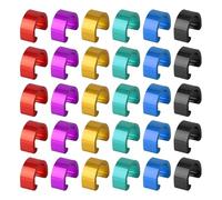 VIFER 30 Pcs Vélo Boucle de Frein de Vélo C-Clip, Cycle C-Clips Boucle Tuyau de Frein Vitesse Vélo Câble Boucle