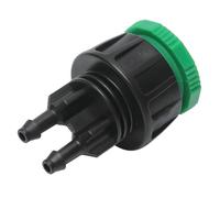 VIFER Connecteur Rapide, 10 Pièces Raccords de Tuyau D'arrosage en Plastique Adaptateur Micro Irrigation Raccord Rapide Convient pour Tuyaux de 4/7 mm