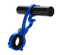 VIFER Extension de Guidon de Vélo 10cm Support Extension de Guidon en Aluminium Rallonge de Guidon Extension à Pince Simple pour Vélo pour LED Lumière GPS Téléphone Compteur de Vitesse (Bleu)