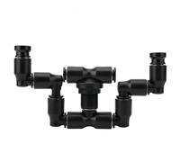 VIFERR Arroseur de Brouillard de Reptiles Double Tête Buse de Terrarium 360° Réglable Humidificateur Terrarium Système de Brumisation de Reptiles pour Réservoir Rainforest Amphibiens,Connexion 1/4