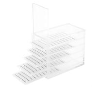 VIFERR Boîte de Rangement en Plastique pour les Cils, 5 Couches Range Palette Extension de Cils Faux Cils Organisateur de Maquillage Boîte à Greffer les Cils Outils D'extension de Cils