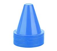 VIFERR Cône de Formation de Football, Accessoire en Plastique de Support de Marqueur de Barrières de Football pour Le Football Marquant 10Pcs (Couleur : Bleu)