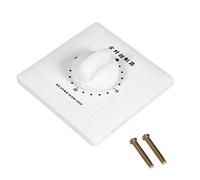 VIFERR Interrupteur de Minuterie, 30/60/120 Min Mécanique Interrupteur Temporisé, AC 220v High Power Pompe Interrupteur Minuterie 86 Panneau