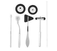 VIFERR Neurologique Marteau, 5 en 1 Médicale Neurologique Marteau Muscle Reflex Soins de Santé Marteau de Diagnostic Percussor Kit
