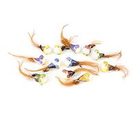 VIFERR Simulation Bird Tree Binding Artificial Bird Decor Craft for Plant Home Decoration