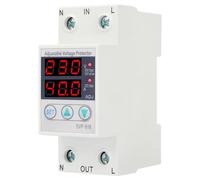 VIFERR Stabilisateur de Tension, Dispositif de Protection Contre Surtensions sous Tensions à Récupération Automatique Protecteur de Courant de Surtension Monophasé SVP916 230V AC(63A)