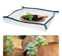 VIFERR Tapis de Rempotage, Tapis de Jardinage Imperméable, Tapis de Plantation de Plantes Pliable pour Jardin Plantes Succulentes Intérieur (50x 50cm)