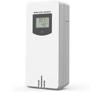 VIFLYKOO Capteur Extérieur pour Station Météo, Mesure Température et Humidité, Portée Maximale 100M(Espace Vide), Idéal pour Montage mural/Sous-gouttière/Jardin