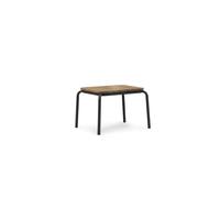 Vig Table D'appoint 55 x 45 cm Noir/Robinier