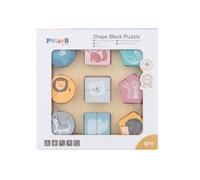 Viga 44012 PolarB Shape Block Puzzle - Animaux sauvages
