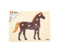 Viga 44607 Puzzle sur tablette avec poignées - Cheval