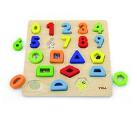 Viga 50119 Puzzle-Sortiermaschine de formes, chiffres et gribouillis