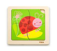 Viga 50140 Puzzle plat maniable - Coccinelle