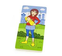 Viga 50405 Puzzle maman et bébé