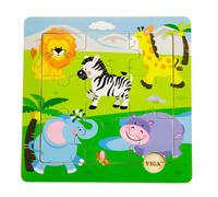 Viga 50838 Puzzle sur un bloc zoologique