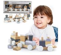 Viga 51611 Train gris et blanc avec blocs