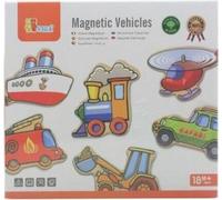 Viga Toys - 58924 - Apprendre À Lire Et À Écrire - Véhicules Magnétiques - 20 Pièces