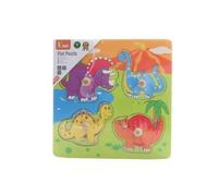 Viga 59565 Puzzle plat en bois - Dinosaures