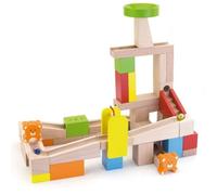 Viga Toys kit de construction piste à billes 49 pièces Multicolor