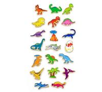 Viga Aimants en bois 20 pcs - dinosaures