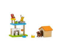 VIGA Animaux domestiques, aire de jeux en bois, set
