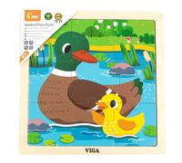 VIGA Casse-tête canard en bois 9 pièces