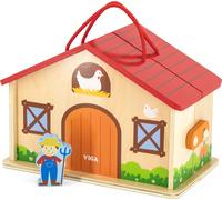VIGA Enclos de ferme en bois avec 13 éléments