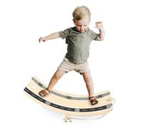 Viga Planche d'équilibre en bois pour enfants, beige